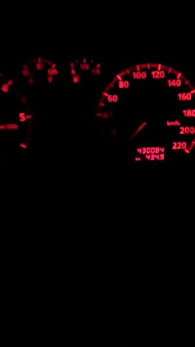 B5 tdi dash illumination