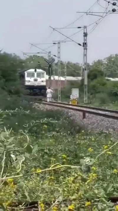 Man hit by train while trying to cross the tracks