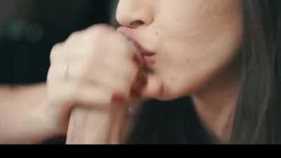 Lucky Cock Drained By Sexy Gal