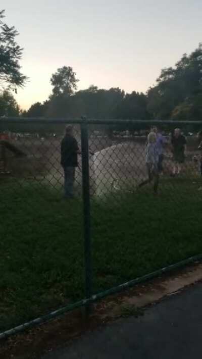 Watering the Karens in the dog park