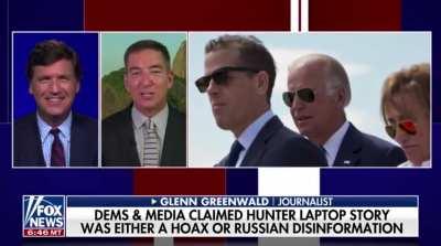Glenn Greenwald tells Tucker Carlson why he thinks the New York Times has finally admitted that the Hunter Biden laptop story is real.