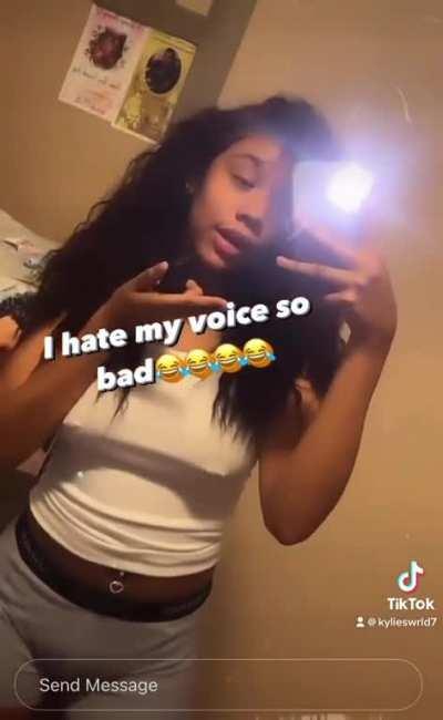 Her tits look good asf