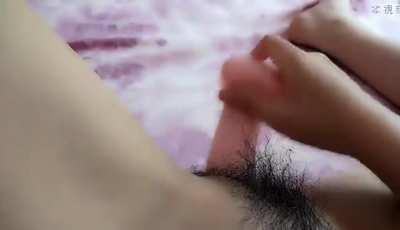 Asian Hairy Pussy Masturbating Vibrator Porn GIF by chondven02
