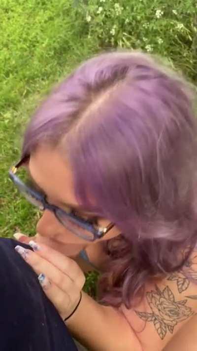 (oc) stopped off during a hike this morning to do this