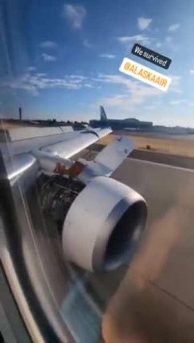 Engine Peel During Take Off