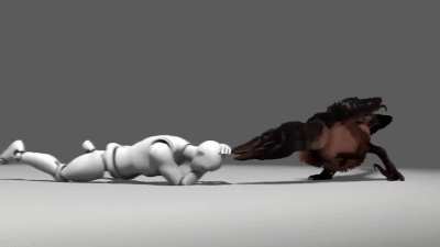 Raptor vs Human by Jayson Duria