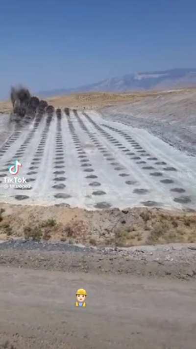 Stripping core with explosives