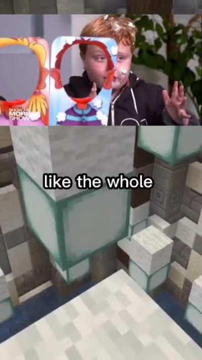 Lil guy loves whipped cream