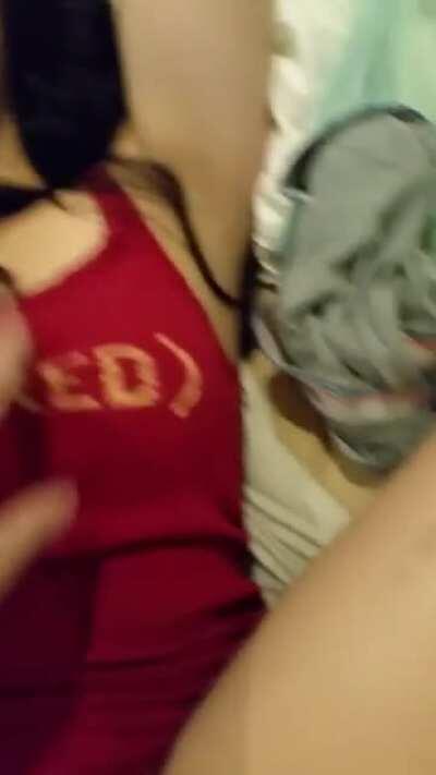 My sister is so charitable, I like to give something back too. (via r/gifcest)