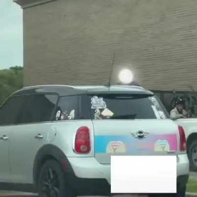 Makes sense why he was parked in the handicapped spot