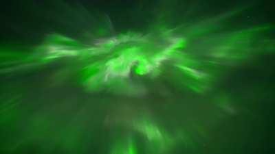 Real-Time Video with A7 IV of Aurora Exploding Overhead in Churchill, MB
