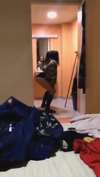 little twerk before sleeping