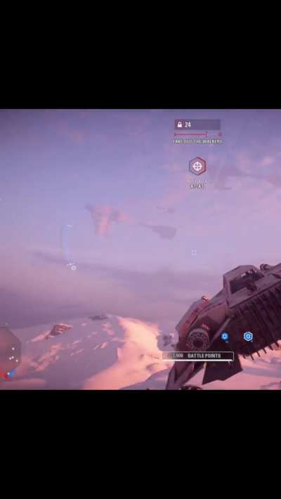 took both AT-AT down one after another