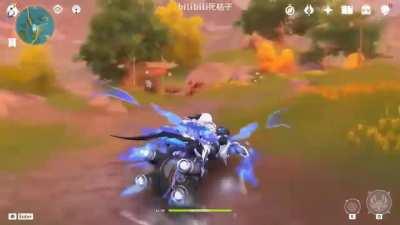 when Genshin collabs with Honkai xD (found this on bilibili)