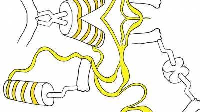 My first salvia trip, animation. Turn volume up to watch!