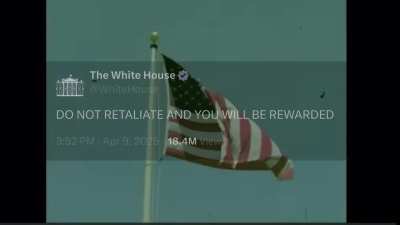 DO NOT RETALIATE AND YOU WILL BE REWARDED