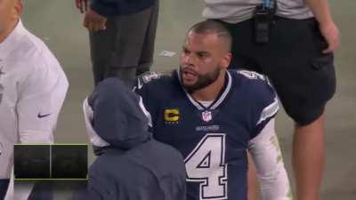 [Highlight] Dak Prescott throws his helmet down in anger after Maher's 3rd missed extra point