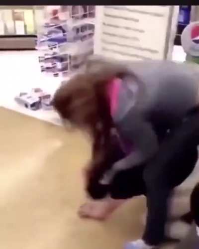 Ironic that a fight started in the make-up aisle
