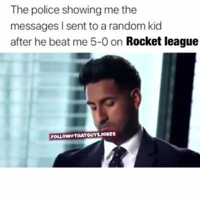 Guilty as charged, officer.