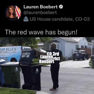 Goodbye boiling red wave - you will be mist