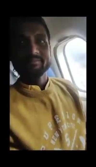 Plane crash recorded from inside the plane