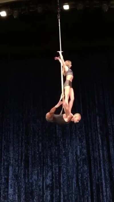 Super Athlete In The Air