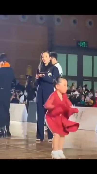 Her passion is awsome! The facial expressions she makes is beyond her age...nothing is going to stop her