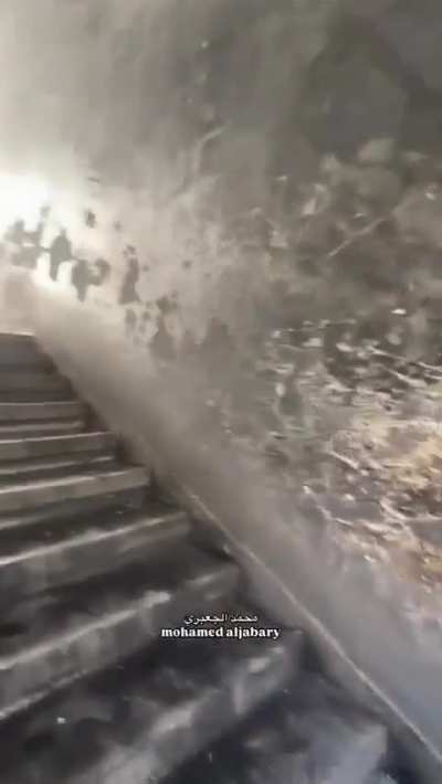 Israel bombed at Ibn al-Haytham School in Gaza City, which was the shelter of displaced Palestinian families. Bombing displaced families is not war, this is genocide.