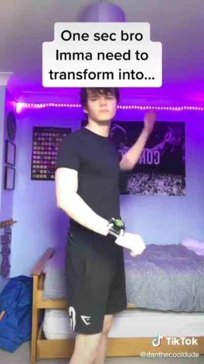 He do be transformin tho 😳