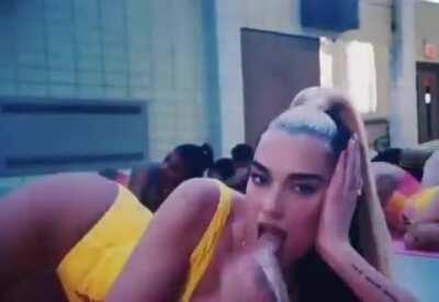 You know Dua Lipa knows how to work a shaft