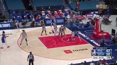 [Highlight] Simmons hits the shot and lets Westbrook know he’s too small