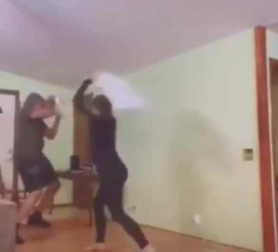 Epic pillow fight