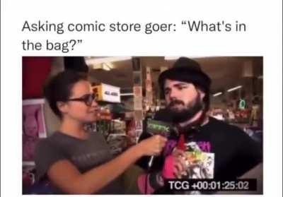 I wonder what's in the bag
