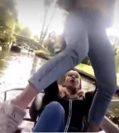 WCGW hanging on to a bridge