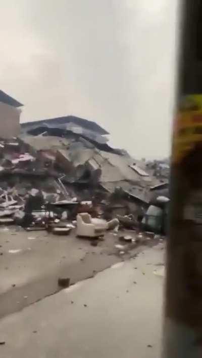 Some of the damage from the recent earthquakes in Turkey February 6th 2023