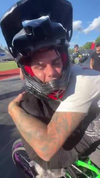 He never gave up trying