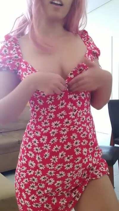 This is an all-acess dress. But you can follow my onlyfans.com/hatsuzume to have all-acess to all my content 🌸