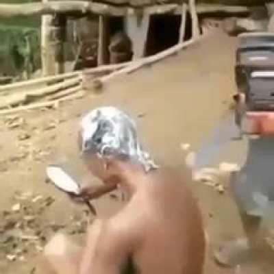 Dando um grau no cabelo 😎