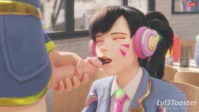 D.Va gets a sweet and salty surprise