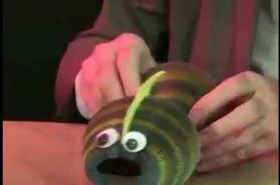 An interesting paper vase