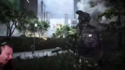 The way this Russian man reacts to his legendary clip being immortalized in the Battlefield 2042 trailer
