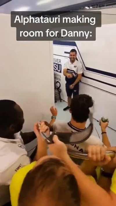 Alphatauri making room for Danny