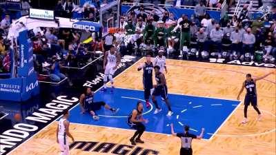 [Highlight] Giannis sends Wendell Carter Jr. flying and slams in the and-1