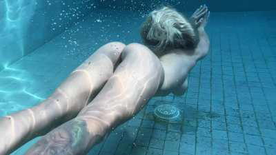 Swimming to the bottom