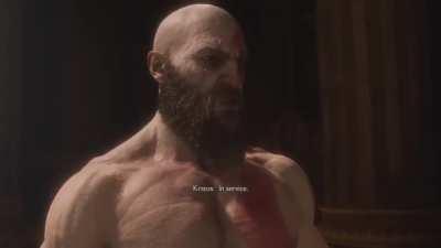 Kratos Confronts His Younger Self But In His Mother Tongue Of Greek