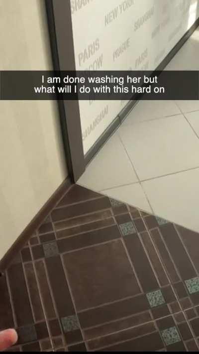 Mom called while taking a bath