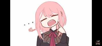 Okayu lap pillow animation by Riri Zpt