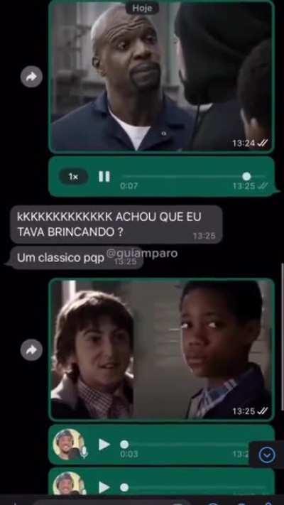 Todo mundo odeia audio fudido de zap