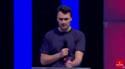 Charlie Kirk tells an audience at a TPUSA Faith event that 
