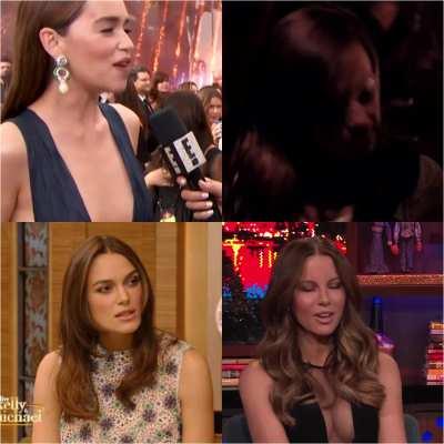Who you taking home? Emilia Clarke, Emma Watson, Kate Beckinsale, or Keira Knightley?